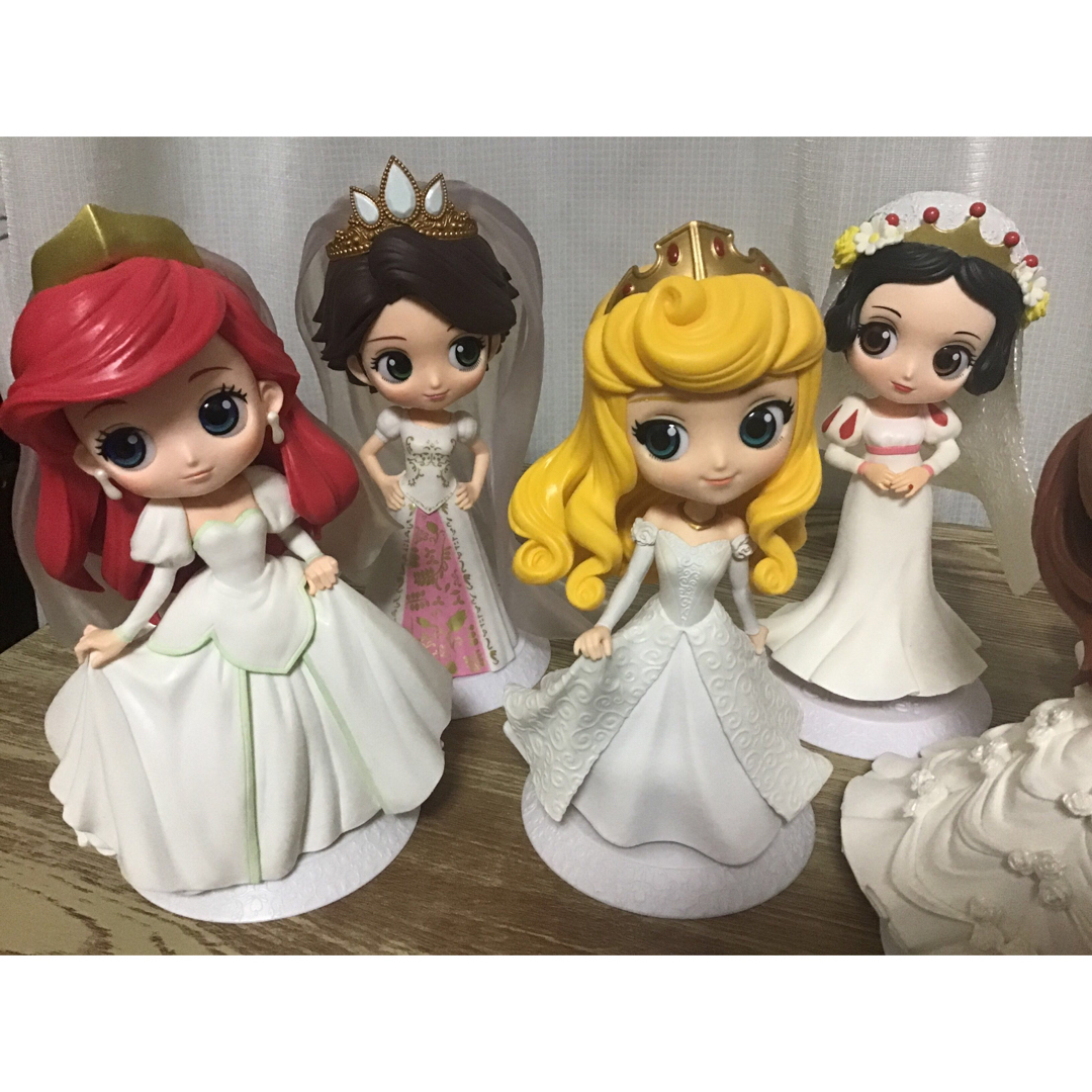Qposket ディズニー プリンセス ウェディング フィギュア 7体 Qposket ディズニー プリンセス ウェディング フィギュア 7体