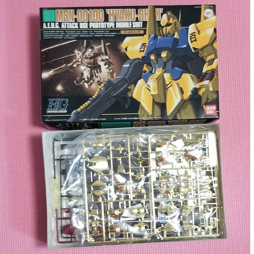 BANDAI(バンダイ)のMG 百式 Ver.1.0 HGUC 百式 Ver.1.0　2体セット エンタメ/ホビーのおもちゃ/ぬいぐるみ(模型/プラモデル)の商品写真