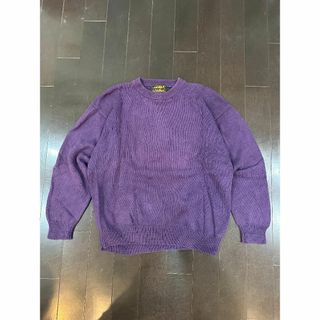 エディーバウアー(Eddie Bauer)のEddie Bauer vintage knit purple L size(ニット/セーター)