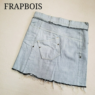 フラボア(FRAPBOIS)のFRAPBOIS フラボア デザイン ポケット デニム ミニ スカート(ミニスカート)