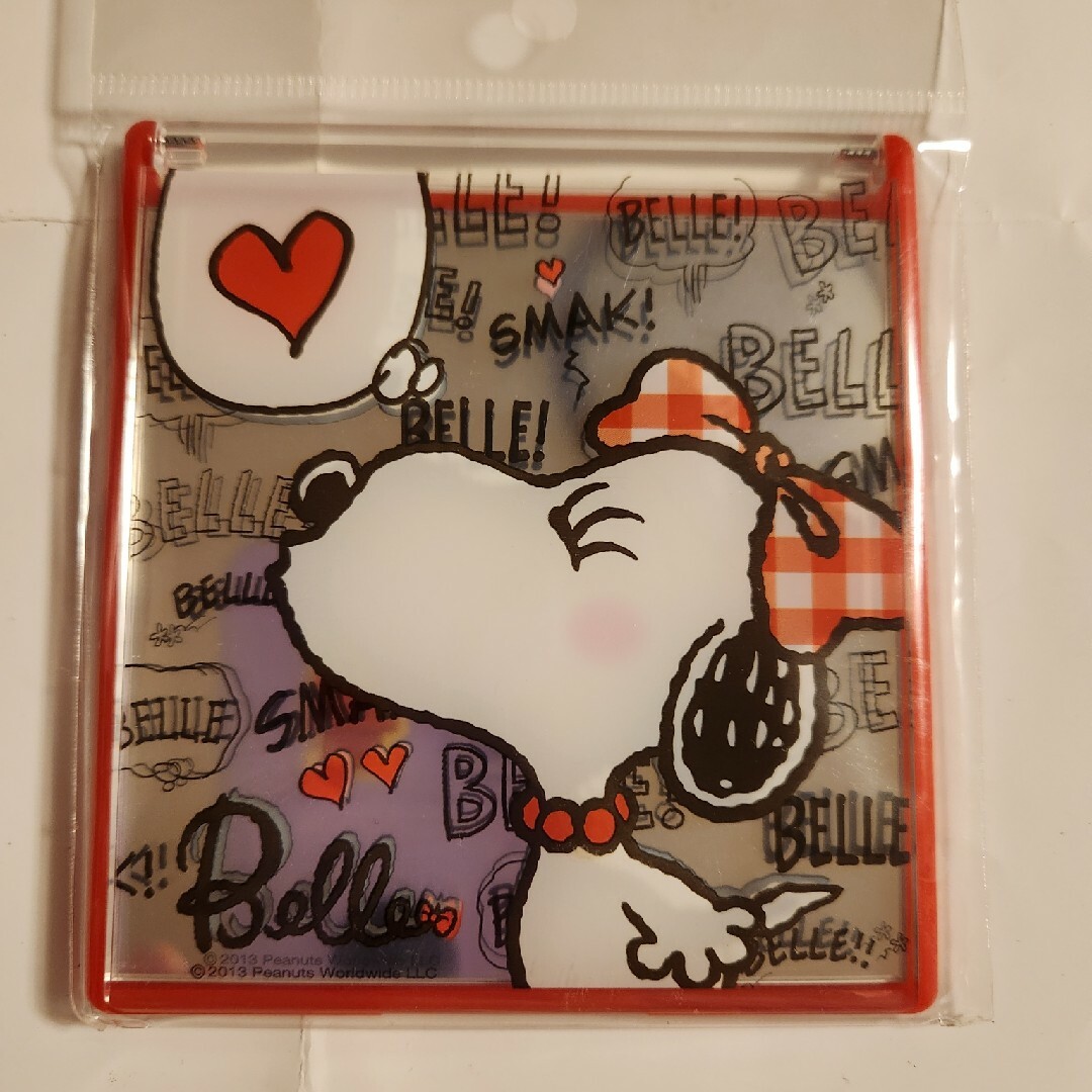 SNOOPY(スヌーピー)のミラー(Belle) レディースのファッション小物(ミラー)の商品写真