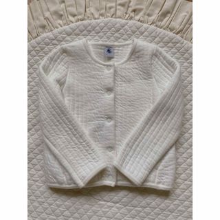 プチバトー(PETIT BATEAU)のプチバトー キルティングジャケット 4y(カーディガン)