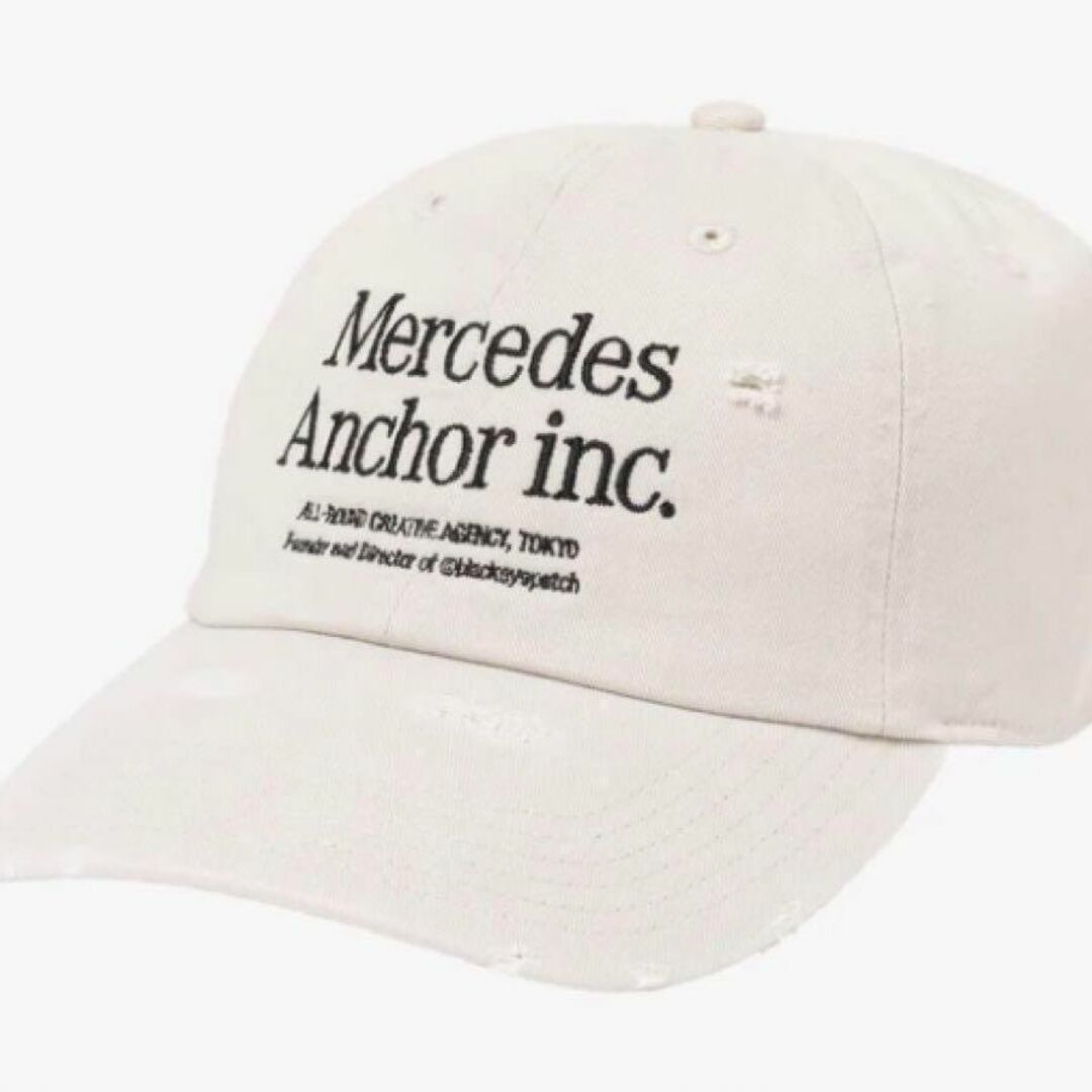 Mercedes Anchor inc. Damage Cap BEIGE メンズの帽子(キャップ)の商品写真