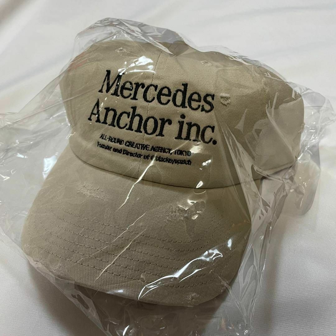 Mercedes Anchor inc. Damage Cap BEIGE メンズの帽子(キャップ)の商品写真