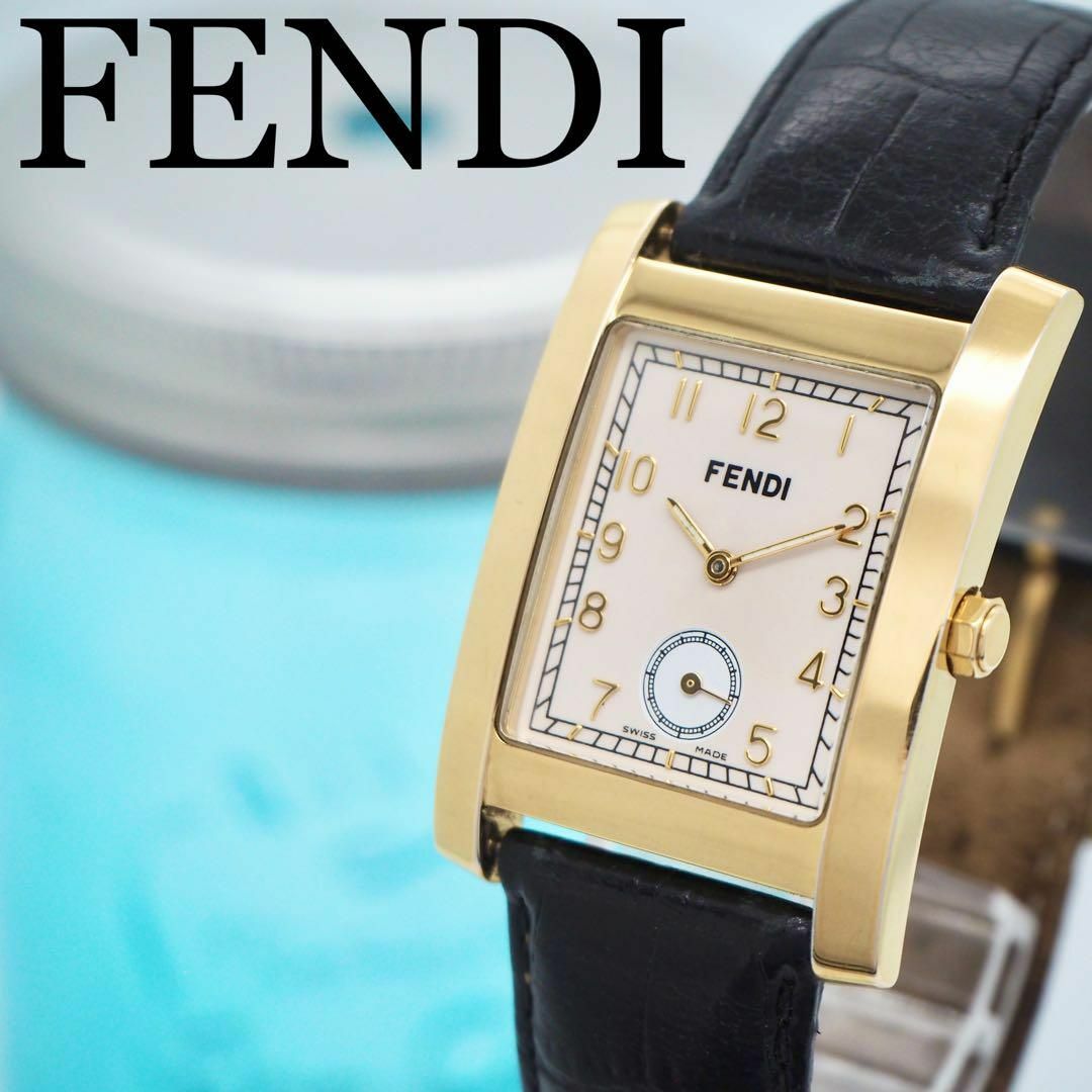 FENDI - 151 FENDI フェンディ時計 メンズ腕時計 ゴールド スモール