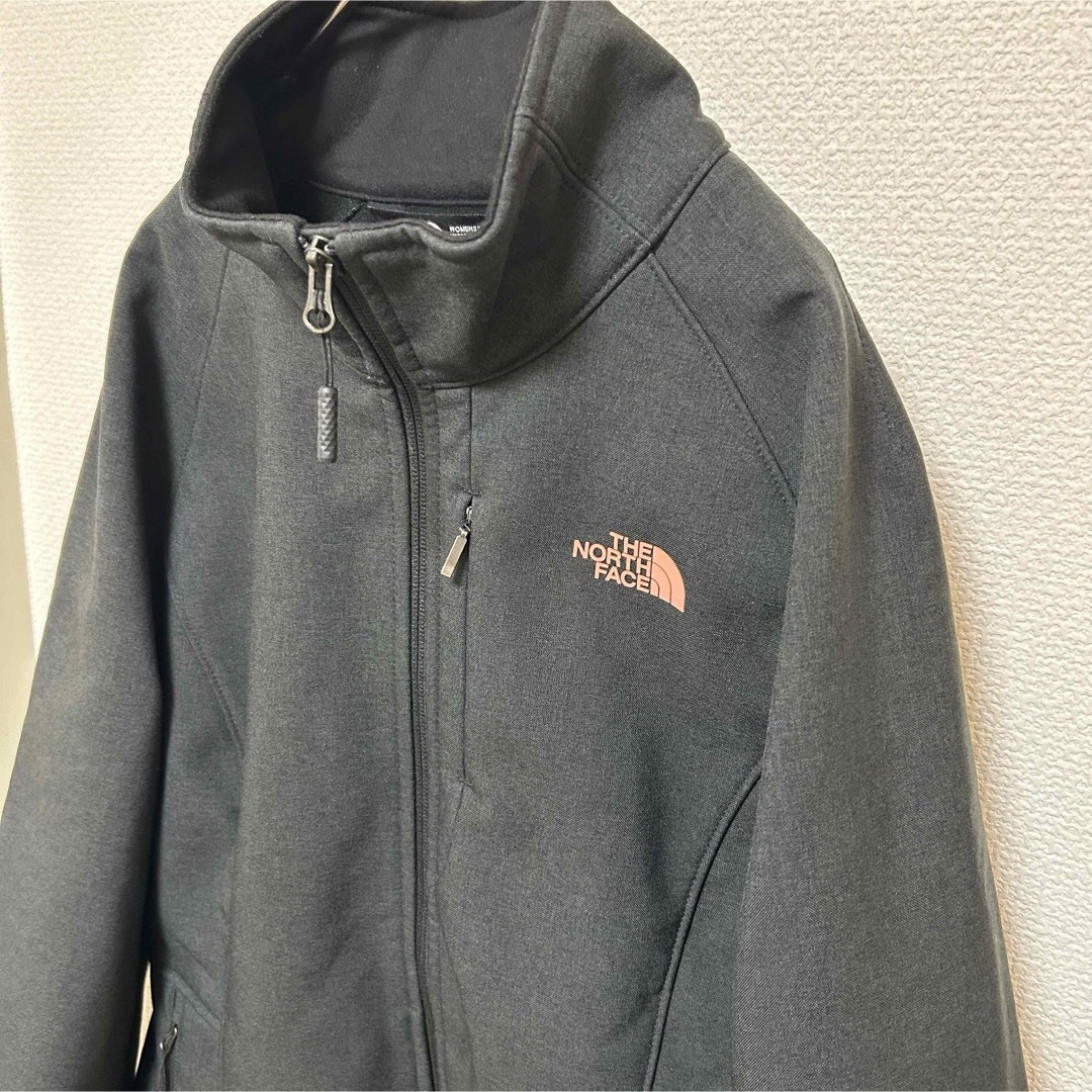 THE NORTH FACE(ザノースフェイス)の美品 ノースフェイス  グレー ピンク マウンテンジャケット レディースL レディースのジャケット/アウター(ナイロンジャケット)の商品写真