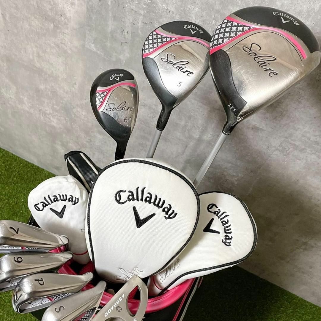 Callaway - バッグ美品 キャロウェイ ソレイユ レディースゴルフクラブ