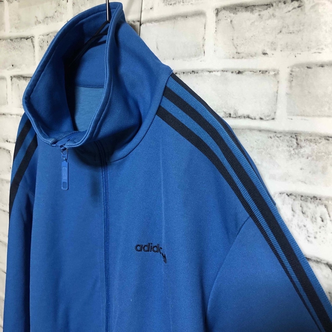 Originals（adidas）(オリジナルス)の90s⭐️adidas トラックジャケットL ベッケンバウアー vintage青 メンズのトップス(ジャージ)の商品写真