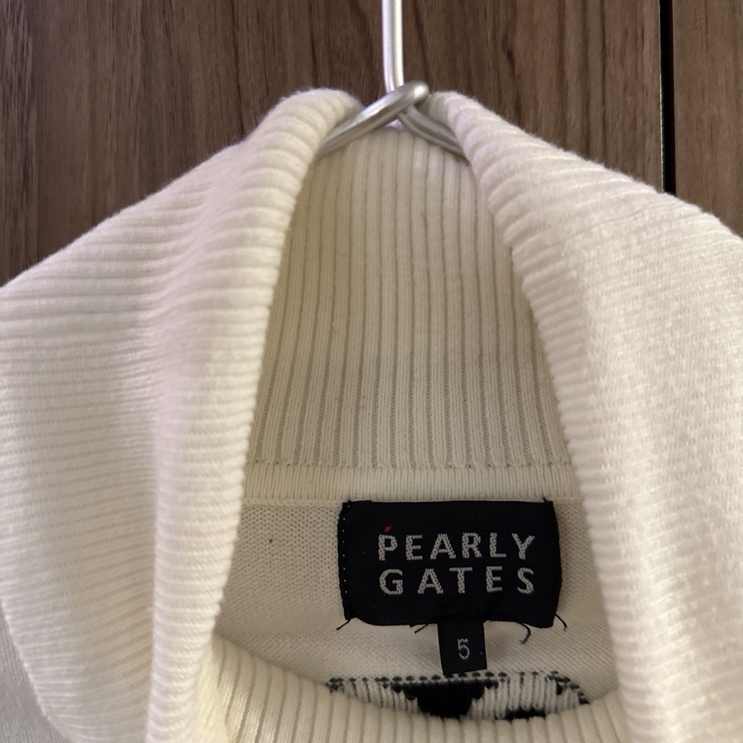 PEARLY GATES(パーリーゲイツ)のパーリーゲイツ ニット タートルネック スポーツ/アウトドアのゴルフ(ウエア)の商品写真