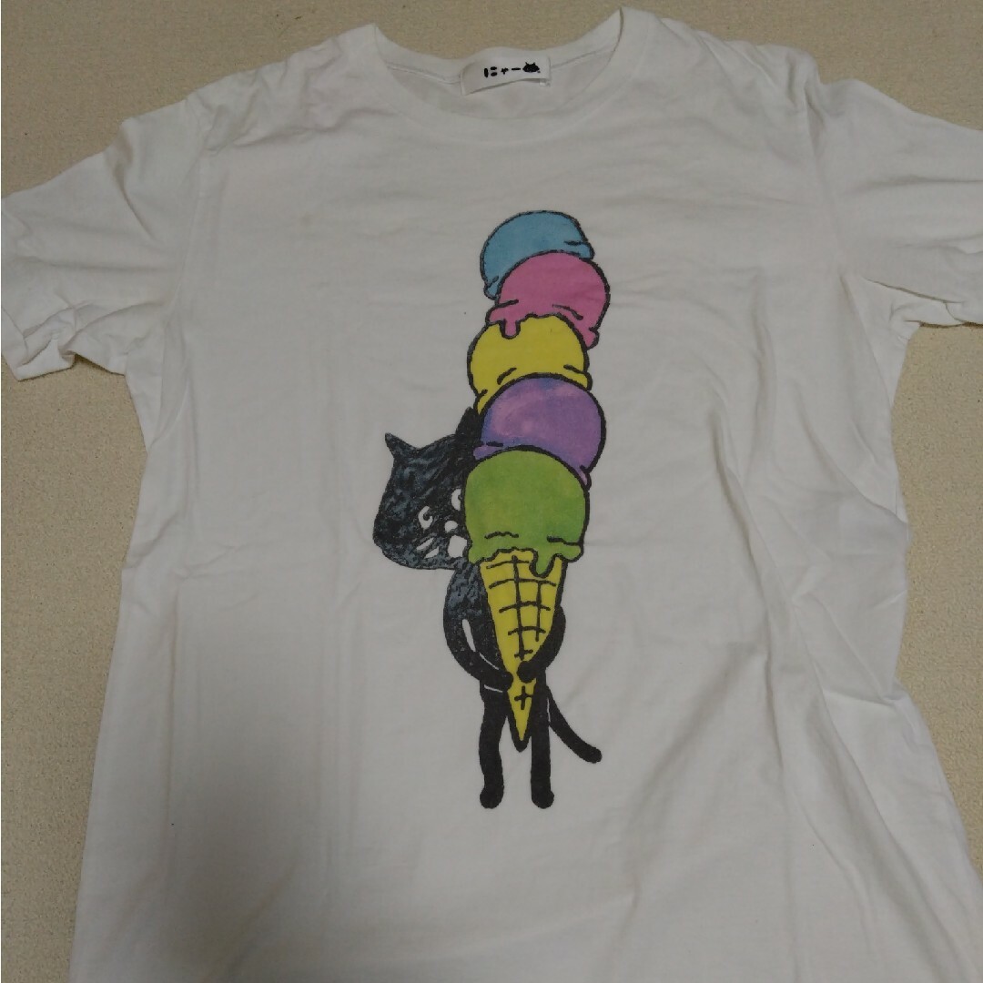 Ne-net(ネネット)のにゃー　Tシャツ メンズのトップス(Tシャツ/カットソー(半袖/袖なし))の商品写真