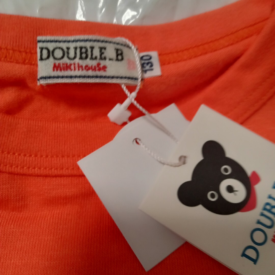 DOUBLE.B(ダブルビー)のダブルビー130ロンT 新品未使用 キッズ/ベビー/マタニティのキッズ服男の子用(90cm~)(Tシャツ/カットソー)の商品写真