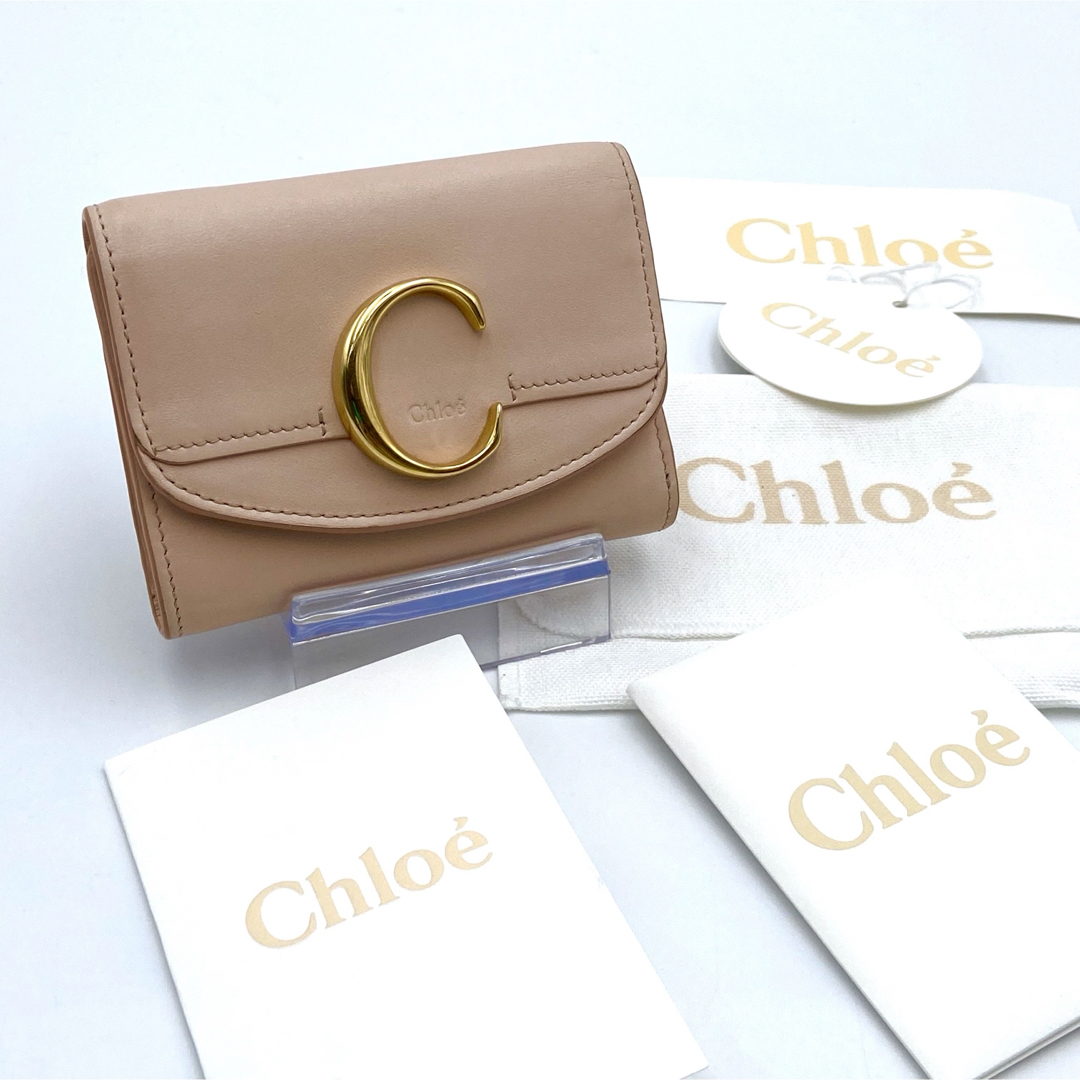 Chloe(クロエ)の美品　クロエ Chloe 財布 三つ折り財布 クロエC レディースのファッション小物(財布)の商品写真