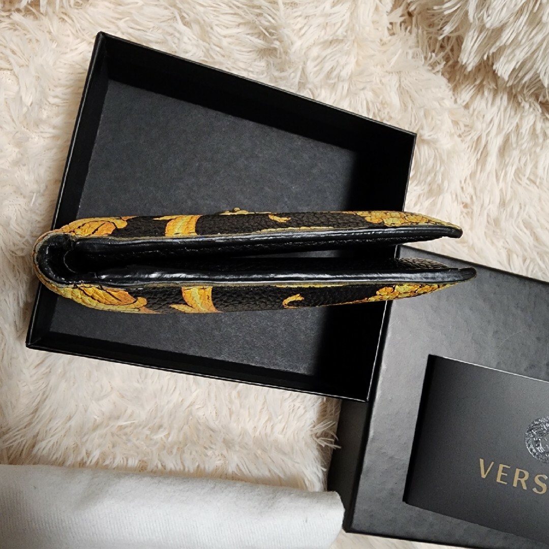 VERSACE(ヴェルサーチ)のVERSACE ヴェルサーチ バロック総柄 メドゥーサ 折り財布 メンズのファッション小物(折り財布)の商品写真