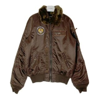 アルファインダストリーズ(ALPHA INDUSTRIES)の★ALPHA アルファ  B-15 フライトジャケット 55周年記念限定モデル DSA-1-0059-14-C ブラウン sizeM(フライトジャケット)