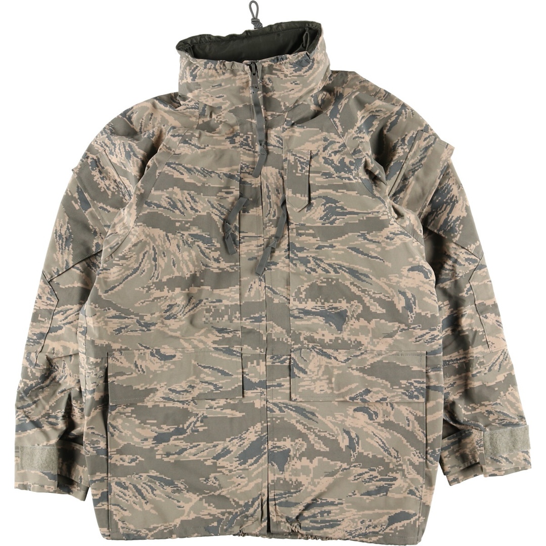 00年代 U.S.AIR FORCE PARKA ALL PURPOSE ENVIRONMENTAL CAMOUFLAGE 迷彩柄 ACU デジタルカモ ミリタリー ゴアテックスパーカー USA製 SMALL REGULAR メンズS /evb004149ナイロン100%色