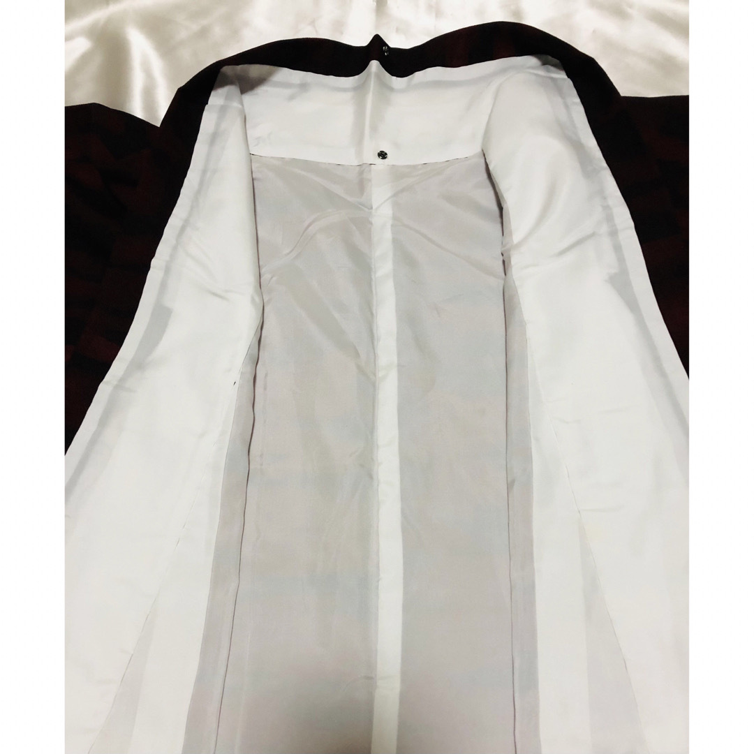 Prices down2】正絹 小紋 反物 着物「薄灰桜 飛び柄、宝尽くし