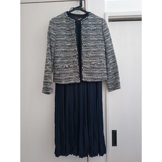 完売! 美品 INED ツィードジャケット スカート スーツ 約40000円
