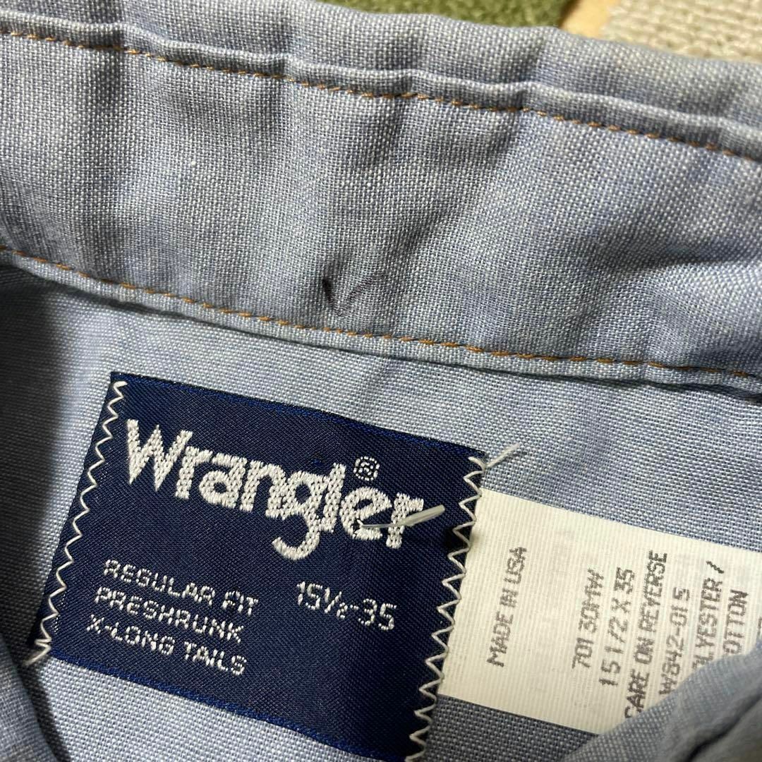 Wrangler(ラングラー)のUSA製　Wranglerラングラー　カウボーイカット ウエスタンワークシャツ メンズのトップス(シャツ)の商品写真