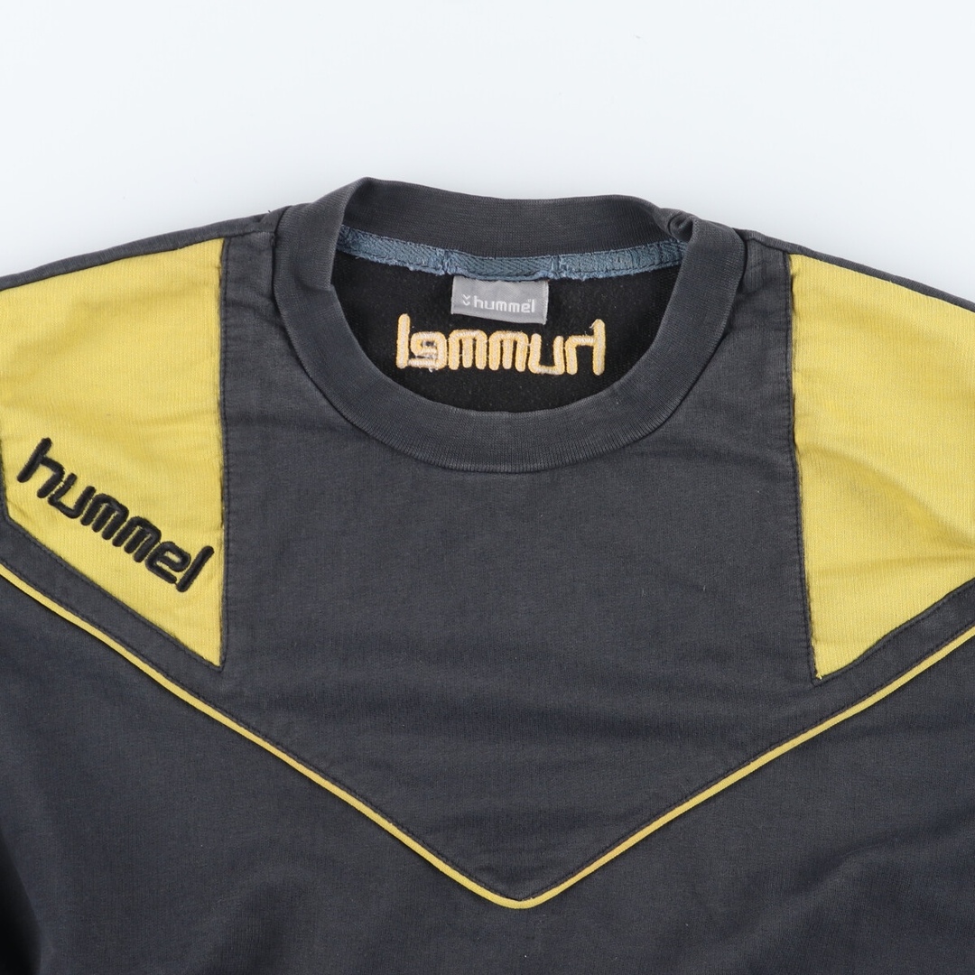 古着 hummel バックプリント ワンポイントロゴスウェットシャツ トレーナー メンズXL /eaa379464 メンズのトップス(スウェット)の商品写真
