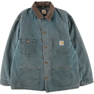 カーハート(carhartt)の古着 90年代 カーハート Carhartt ミシガンチョアコート ダックワークジャケット メンズXL ヴィンテージ /eaa412548(その他)