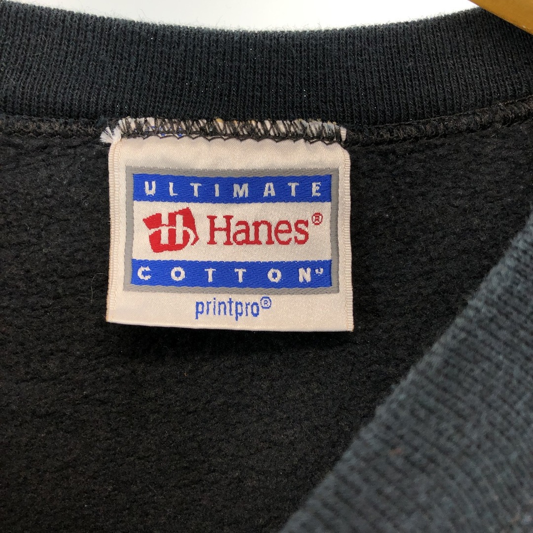 Hanes(ヘインズ)の古着 90年代 ヘインズ Hanes プリントスウェットシャツ トレーナー メンズXL ヴィンテージ /eaa379772 メンズのトップス(スウェット)の商品写真