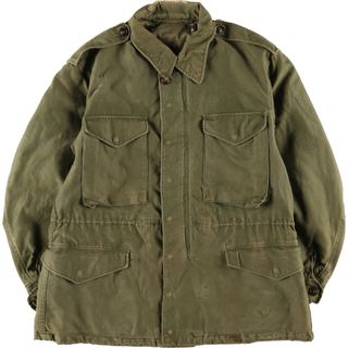 古着 50年代 米軍実品 M-51 ミリタリー フィールドジャケット USA製 SHORT MEDIUM メンズM ヴィンテージ /evb004375(ミリタリージャケット)