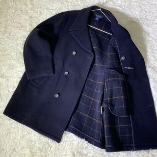 ブルックスブラザース(Brooks Brothers)のブルックスブラザーズ  ピーコート ダブルチェスター  ウール  濃紺　(L)(ピーコート)