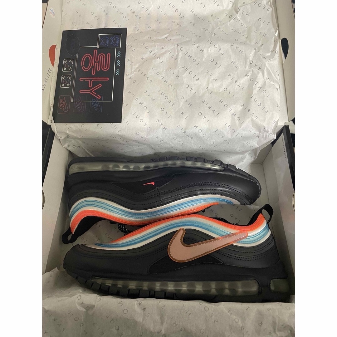 NIKE(ナイキ)のNIKE AIR MAX 97 OA GS NEON SEOUL ナイキ メンズの靴/シューズ(スニーカー)の商品写真