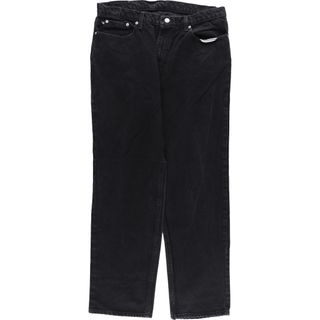 ラルフローレン(Ralph Lauren)の古着 ラルフローレン Ralph Lauren POLO JEANS COMPANY ブラックデニム デニムパンツ メンズw34 /eaa414704(デニム/ジーンズ)