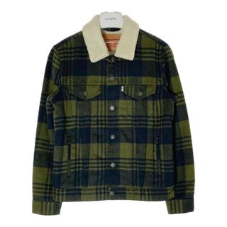 リーバイス(Levi's)の★Levi's リーバイス チェック ボアジャケット 705980029 ダークグリーン sizeS(その他)