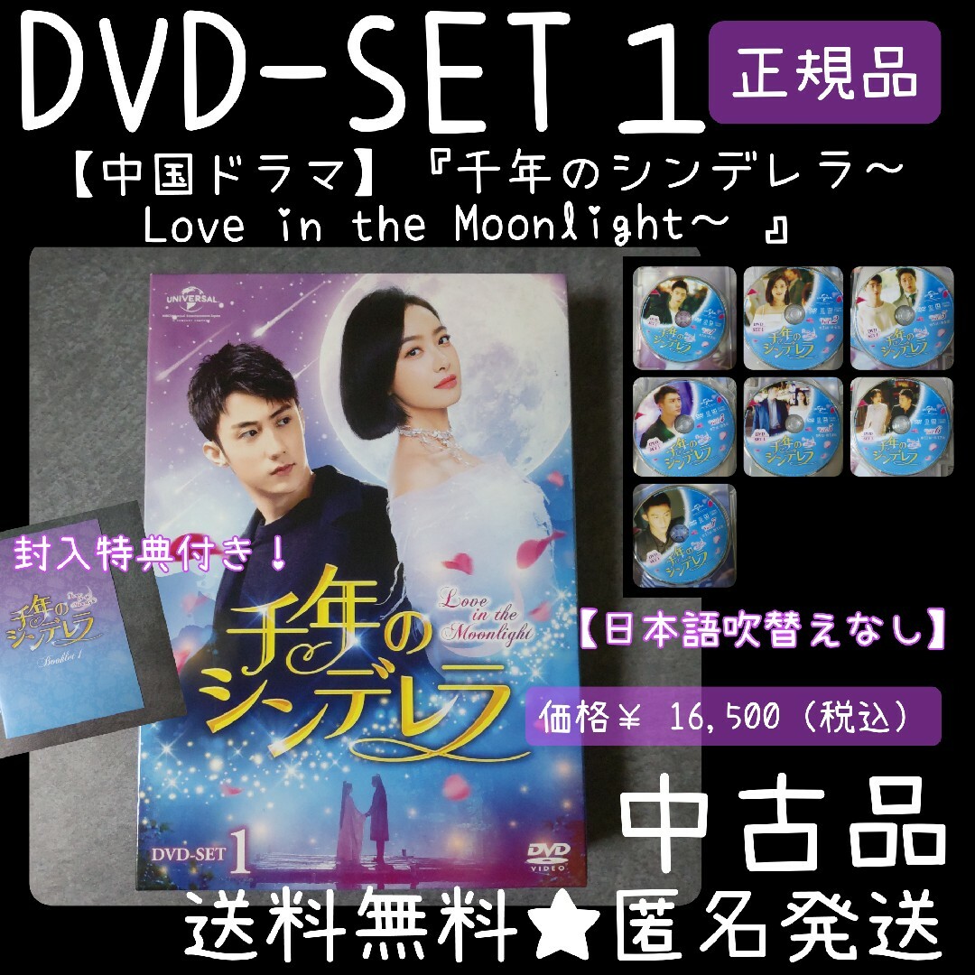 DVD-SET1『千年のシンデレラ～Love in the Moonlight～エンタメ/ホビー