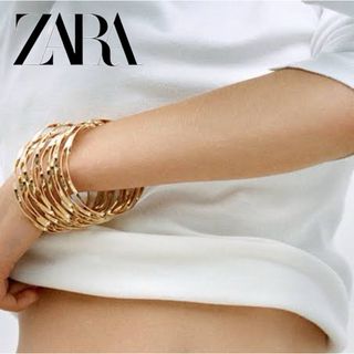 ザラ(ZARA)のZARA メタリックブレスレットセット 12本(ブレスレット/バングル)