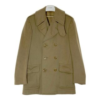 ★USARMY ユーエスアーミー 40S OFFICER COAT ウール オフィサーコート ピーコート カーキ size39R(ピーコート)