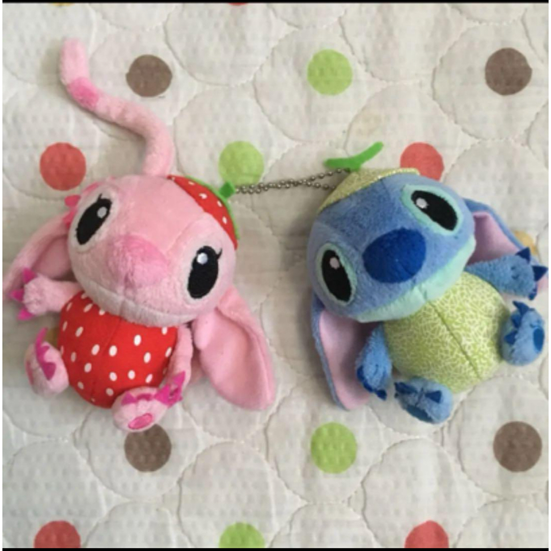 STITCH(スティッチ)のペアマスコット エンタメ/ホビーのおもちゃ/ぬいぐるみ(ぬいぐるみ)の商品写真