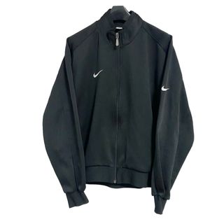 ナイキ(NIKE)の美品　日本製 90s 銀タグ NIKE ナイキ トラックジャケット　L 黒(ジャージ)