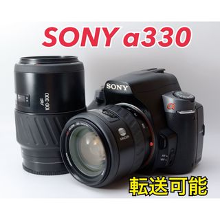 ジャンク品」SONY ソニー 一眼レフ α55 2台セット レンズ付きデジタル