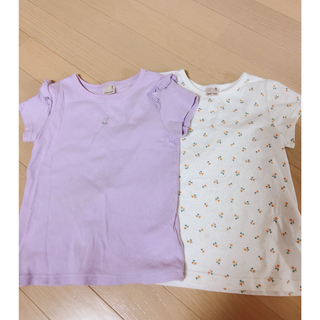 プティマイン(petit main)のプティマイン　Tシャツ　2枚セット(Tシャツ/カットソー)