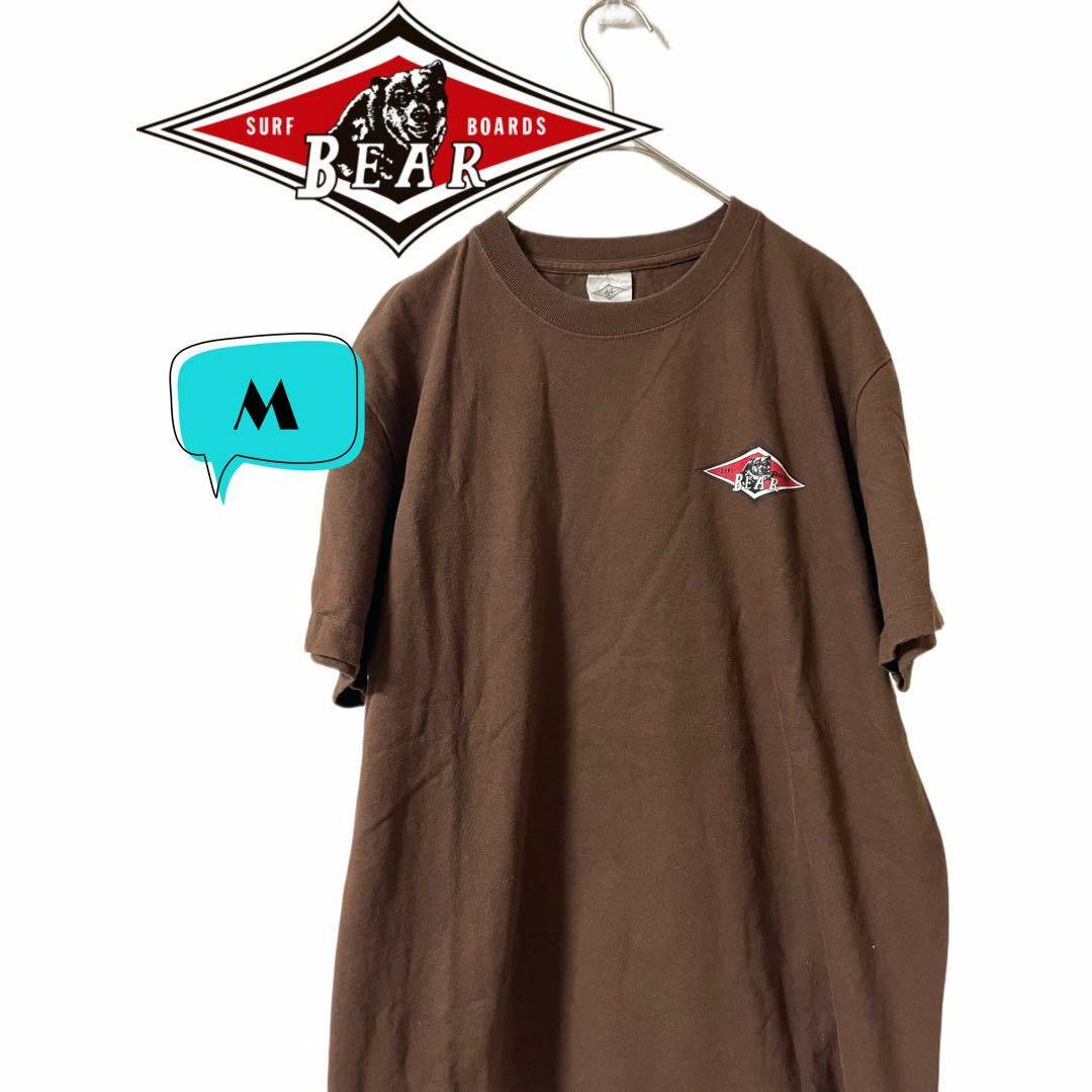 Bear USA(ベアー)のbear surfboards ベアーサーフボード　ワンポイントTシャツ　M メンズのトップス(Tシャツ/カットソー(半袖/袖なし))の商品写真