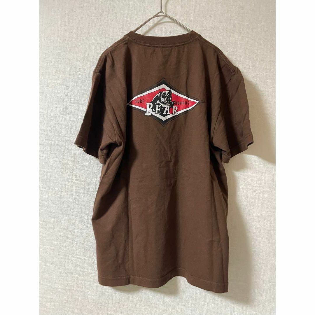 Bear USA(ベアー)のbear surfboards ベアーサーフボード　ワンポイントTシャツ　M メンズのトップス(Tシャツ/カットソー(半袖/袖なし))の商品写真