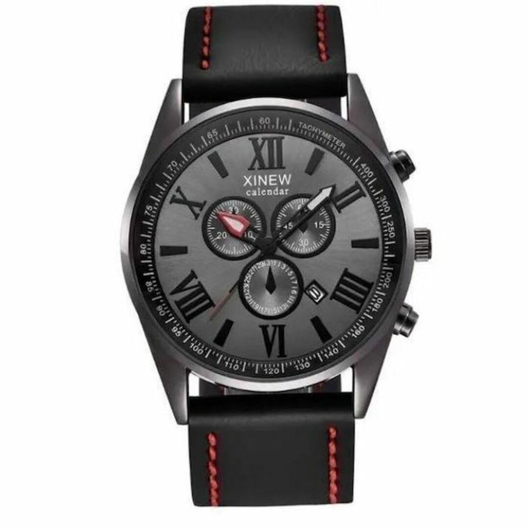 【大特価】クール 腕時計 数量限定セール メンズ　PUレザー メンズの時計(腕時計(アナログ))の商品写真