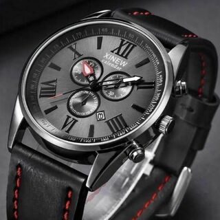 【大特価】クール 腕時計 数量限定セール メンズ　PUレザー(腕時計(アナログ))