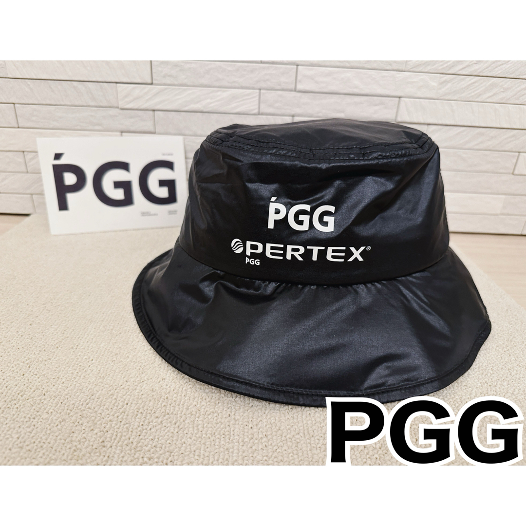 PEARLY GATES(パーリーゲイツ)のPGG PERTEX バケットハット　今季商品　帽子　unisex 新作 スポーツ/アウトドアのゴルフ(ウエア)の商品写真