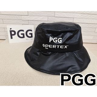 パーリーゲイツ(PEARLY GATES)のPGG PERTEX バケットハット　今季商品　帽子　unisex 新作(ウエア)