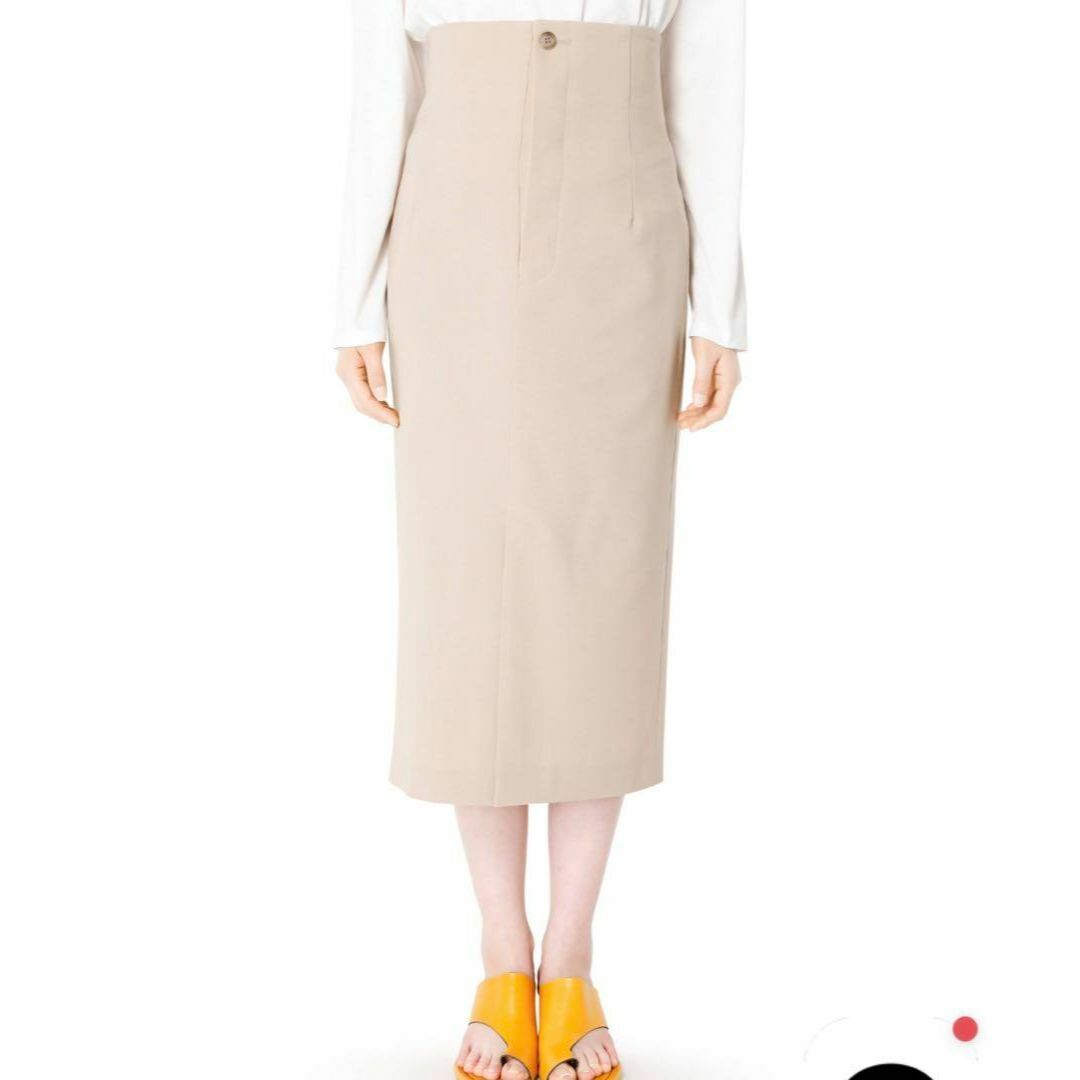 LE CIEL BLEU(ルシェルブルー)の【特別セール！】LE CIEL BLEU Fold Waist Skirt レディースのスカート(ひざ丈スカート)の商品写真