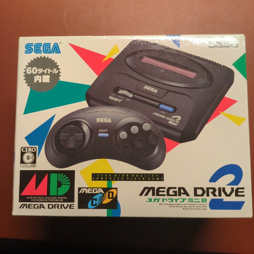 SEGA(セガ)の新品　メガドライブミニ2　HAA-2525 エンタメ/ホビーのゲームソフト/ゲーム機本体(家庭用ゲーム機本体)の商品写真