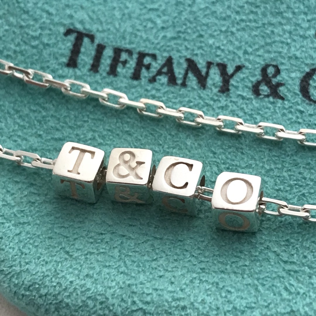 Tiffany & Co.(ティファニー)のTiffany T&COキューブ ネックレス希少美品 レディースのアクセサリー(ネックレス)の商品写真