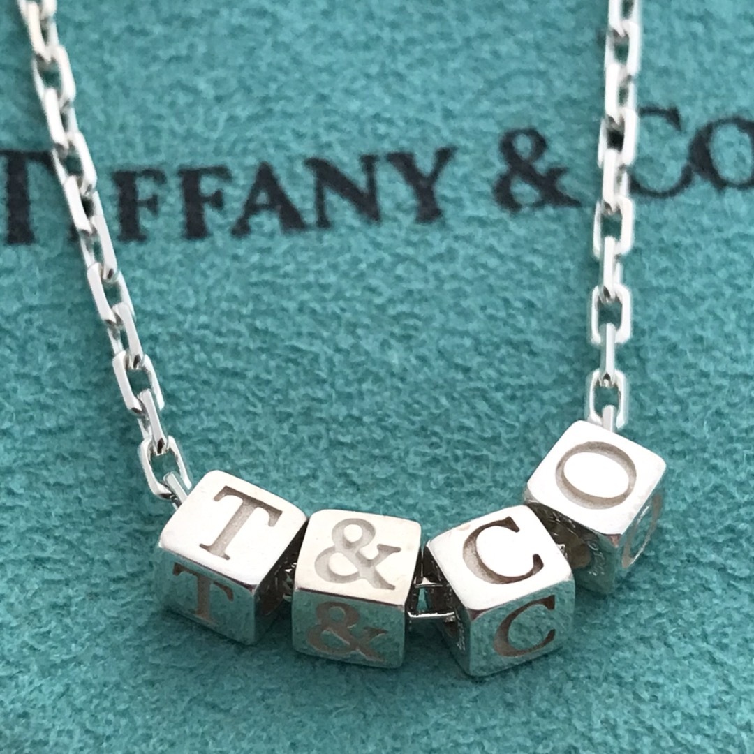 Tiffany & Co.(ティファニー)のTiffany T&COキューブ ネックレス希少美品 レディースのアクセサリー(ネックレス)の商品写真