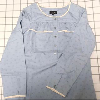 アーペーセー(A.P.C)のアーペーセー　A.P.C. ワンピース　花柄　フリル(ひざ丈ワンピース)