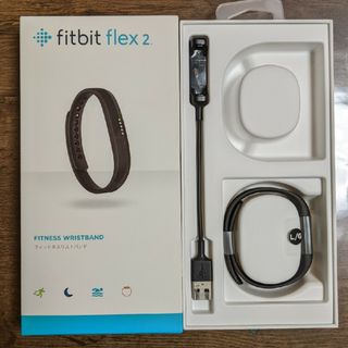 フィットフィット(fitfit)のfitbit flex2 充電ケーブル・Lサイズバンド 黒(その他)