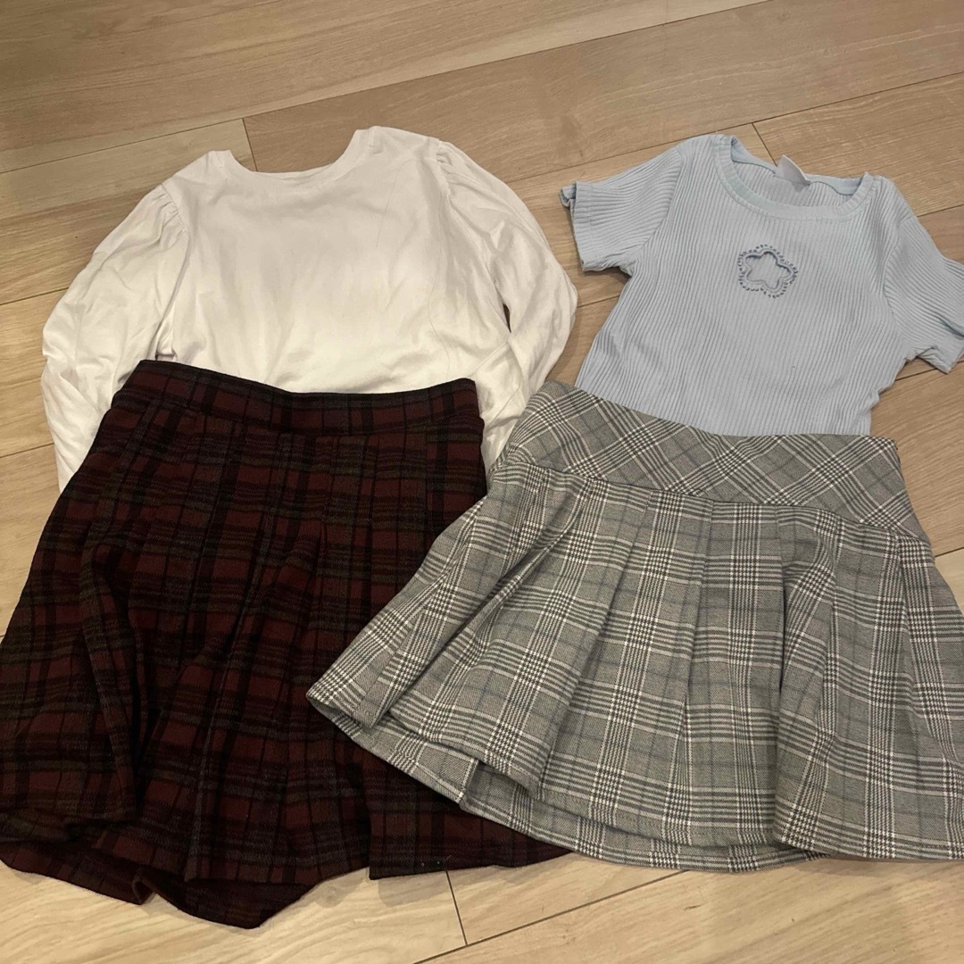 ZARA KIDS(ザラキッズ)の美品　ザラキッズ　スカート　トップス　130 キッズ/ベビー/マタニティのキッズ服女の子用(90cm~)(スカート)の商品写真